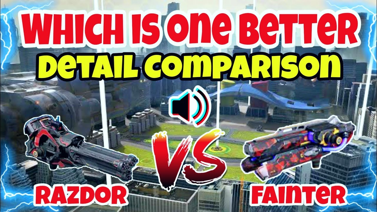 [WR]🔥 Razdor VS Fainter Weapon Comparison in |War Robots|