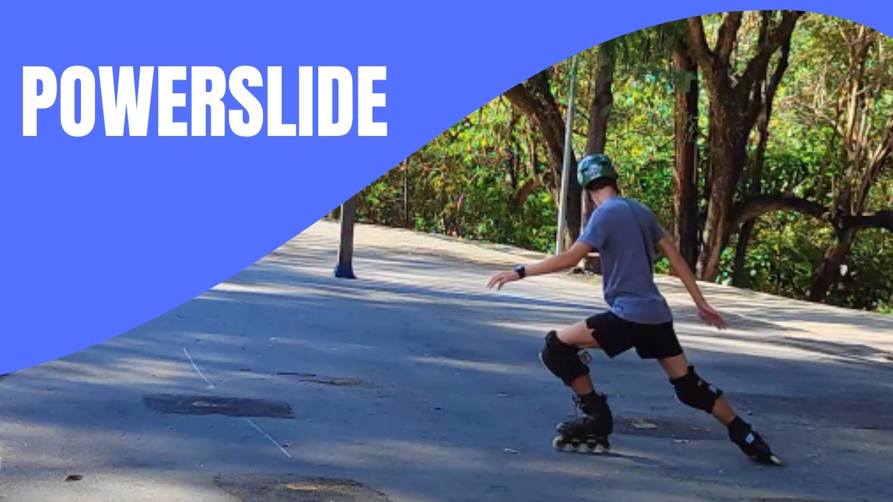 Como fazer o freio powerslide de costas com patins