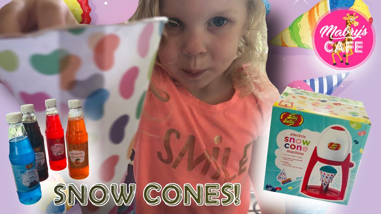 Snow Cone Maker | Jelly Belly Snow Cone Machine | DIY KIDS FUN