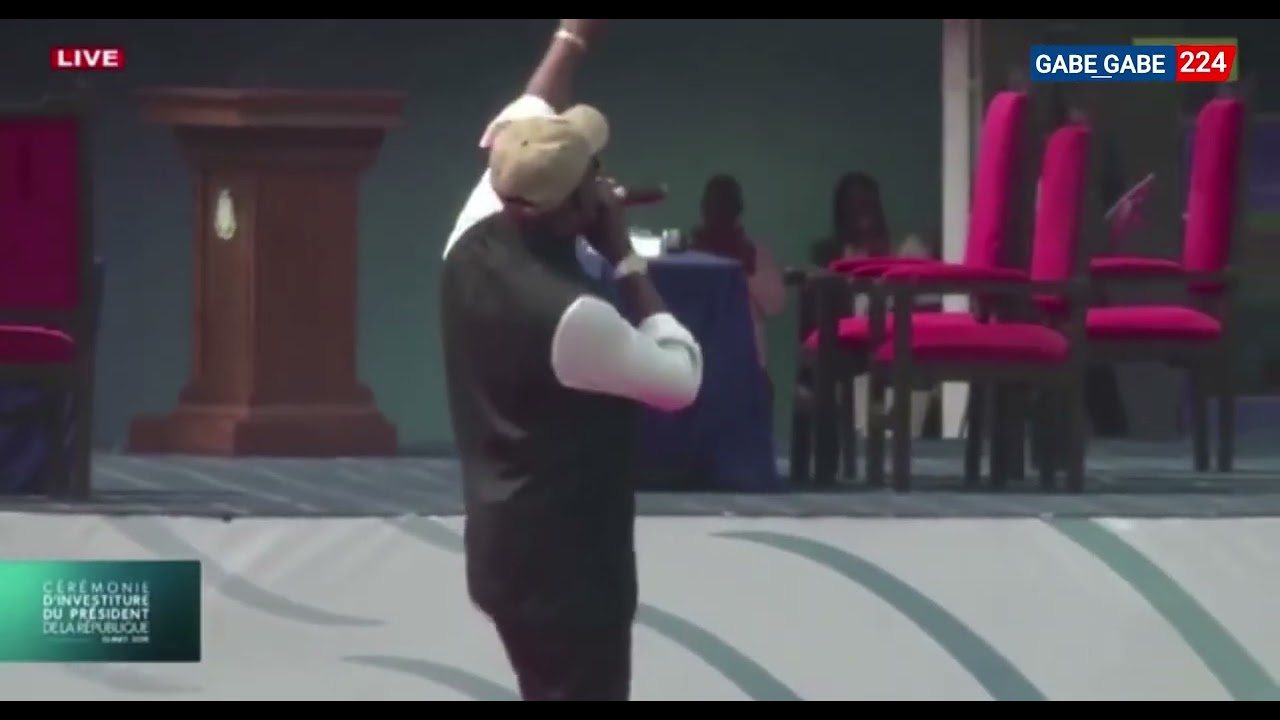 Sidiki Diabaté à l’investiture du Président Mamadi Doumbouya ❤️🇬🇳