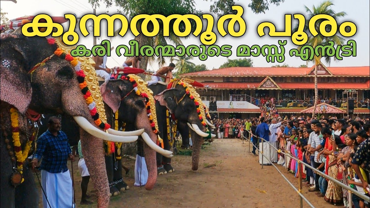 കുന്നത്തൂരിൽ ആദ്യമായി ഒരുങ്ങിയ പൂരം | Kunnathur Pooram 2023| Kunnathur durga devi temple