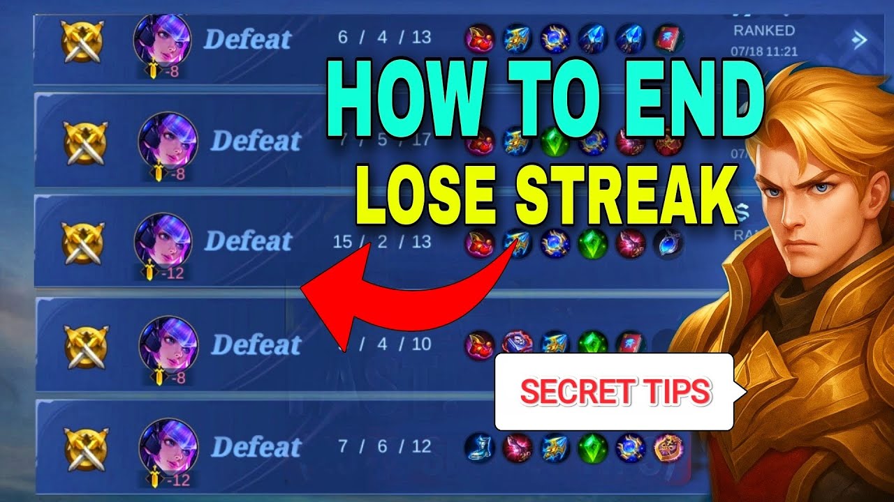 How to END Your Losing Streak in Mobile Legends FAST! (2025 Secret Tips)