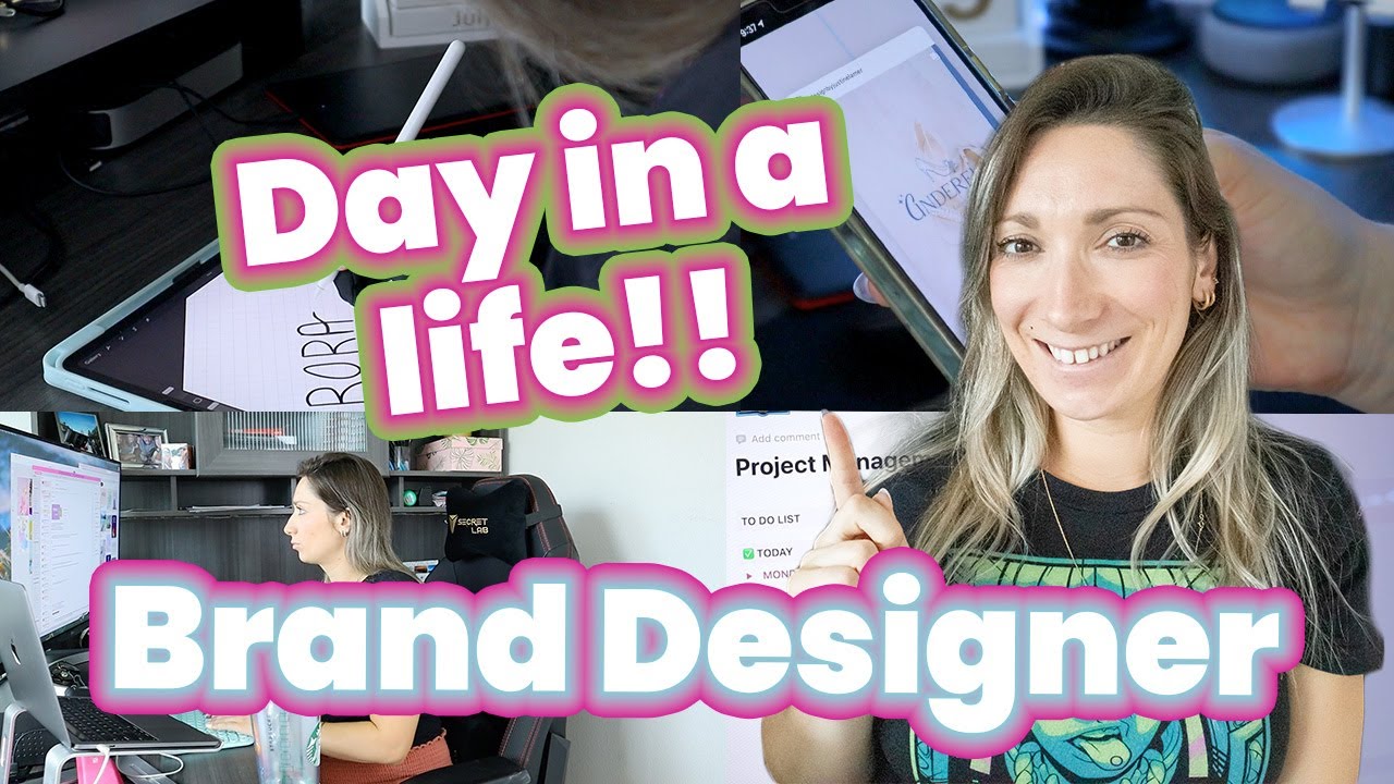 Day in a life as a brand designer | Work from home | Entrepreneur life