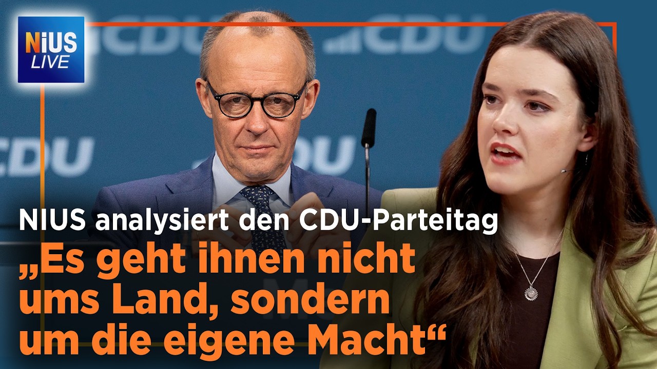 CDU-Parteitag Stuttgart: Wirtschaft ade? Merz bleibt der „Außenkanzler“ | NIUS Live vom 23.02.2026