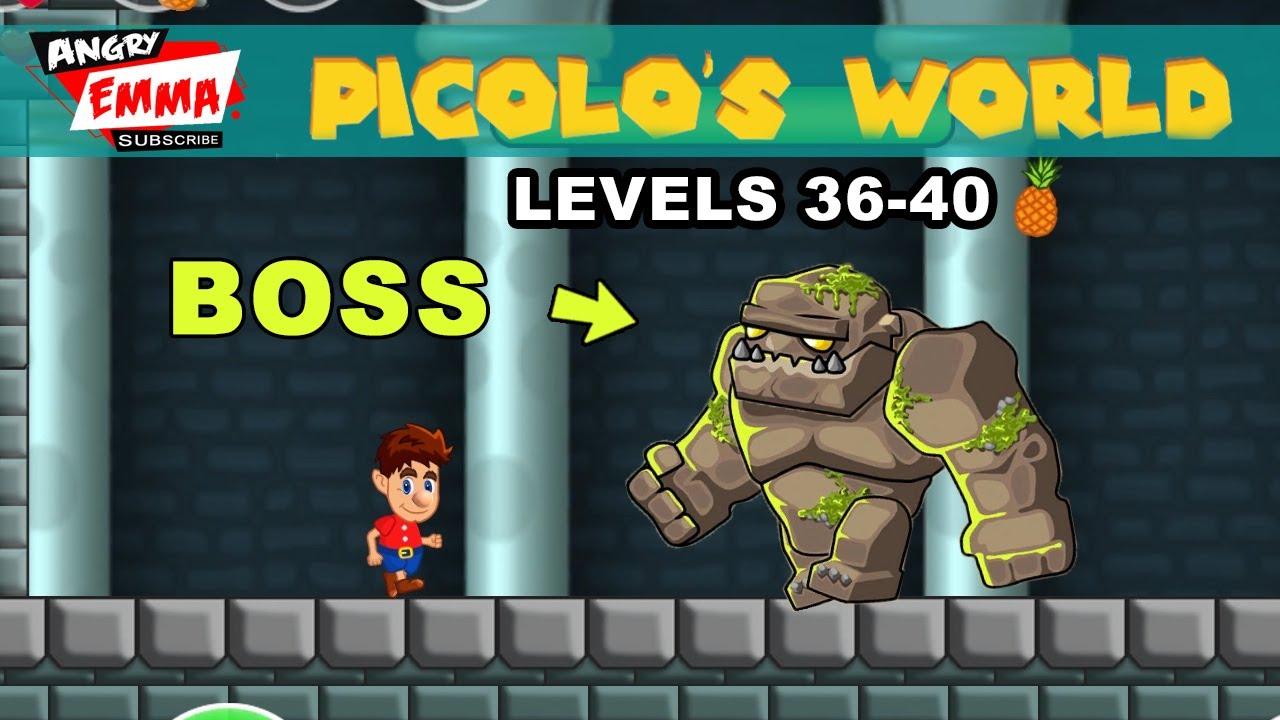 Picolo's World Super Adventure - Levels 36-40 + BOSS