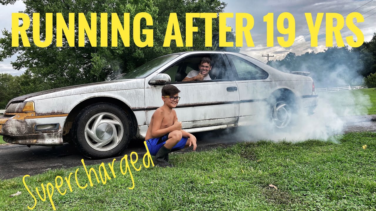 First start in 19 years supercharged Thunderbird supercoupe