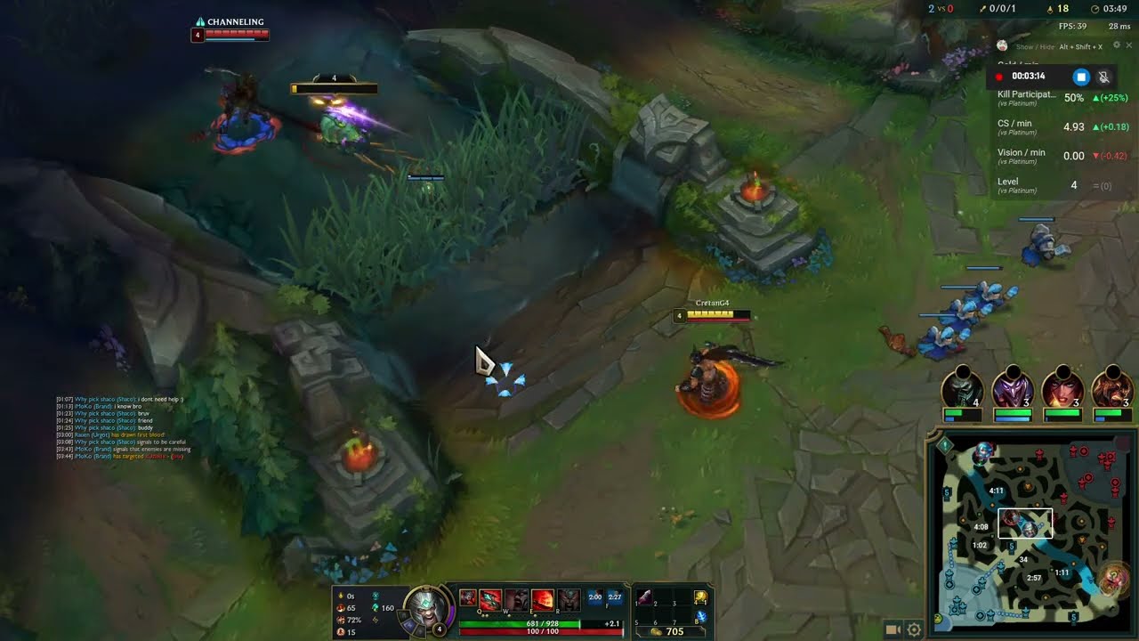 lol mid  tryndamer vs mundo 6 4 5
