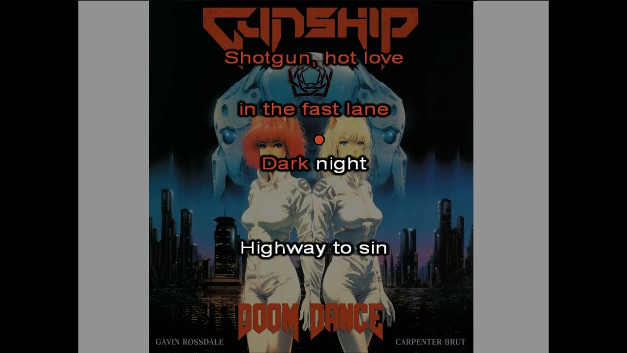 DooM Dance || GUNSHIP feat Carpenter Brut & Gavin Rossdale Karaoke