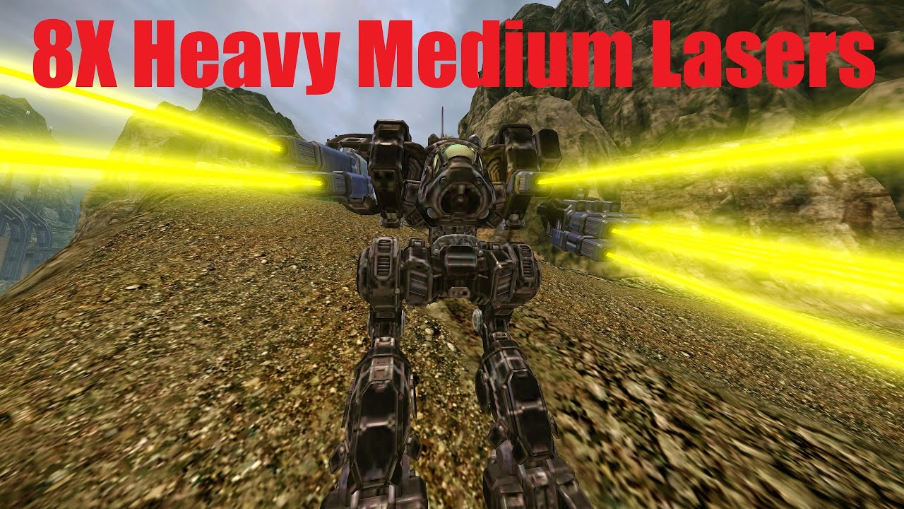 MWO - 8X Heavy Medium Black Lanner (#1202)