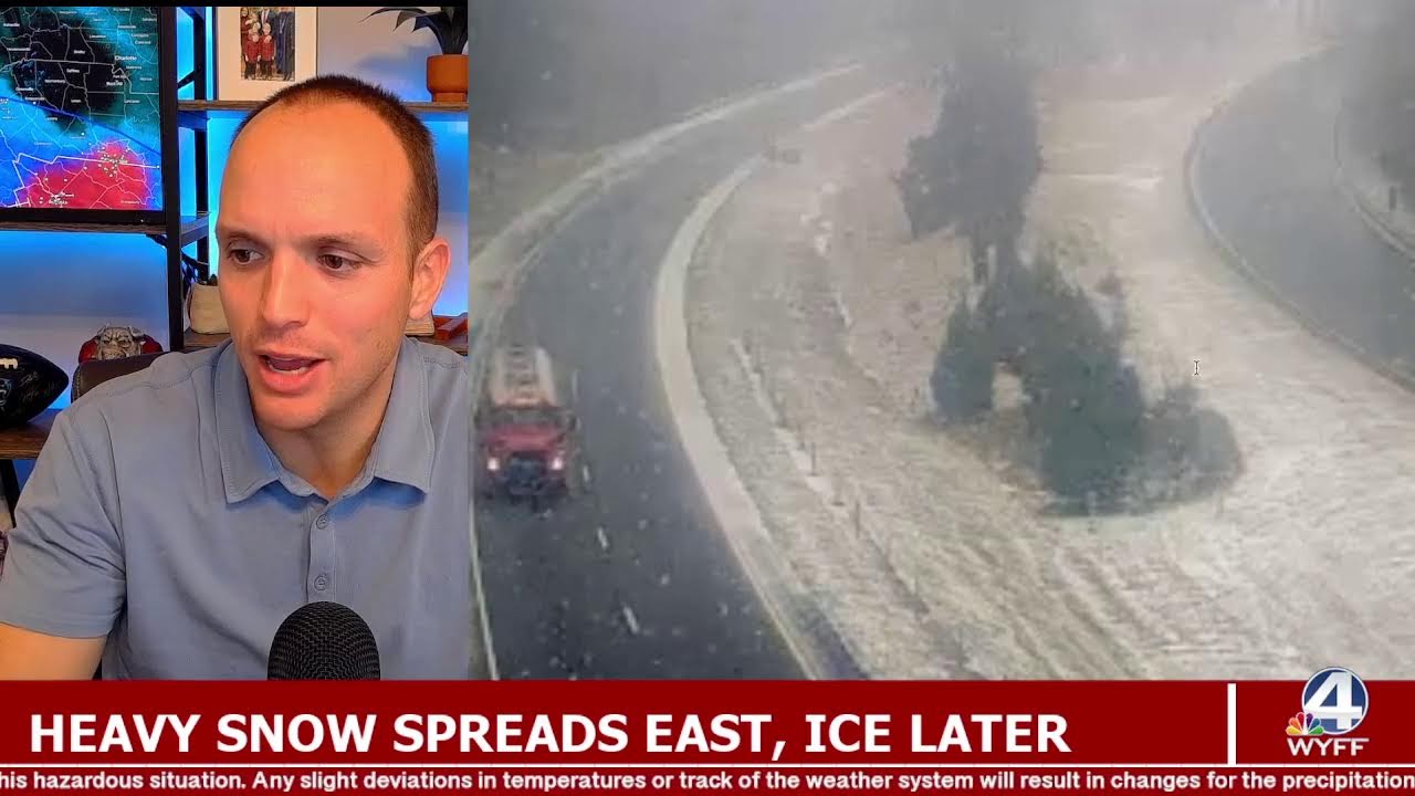 LIVE: Snow Arriving Now, NEW TRENDS!