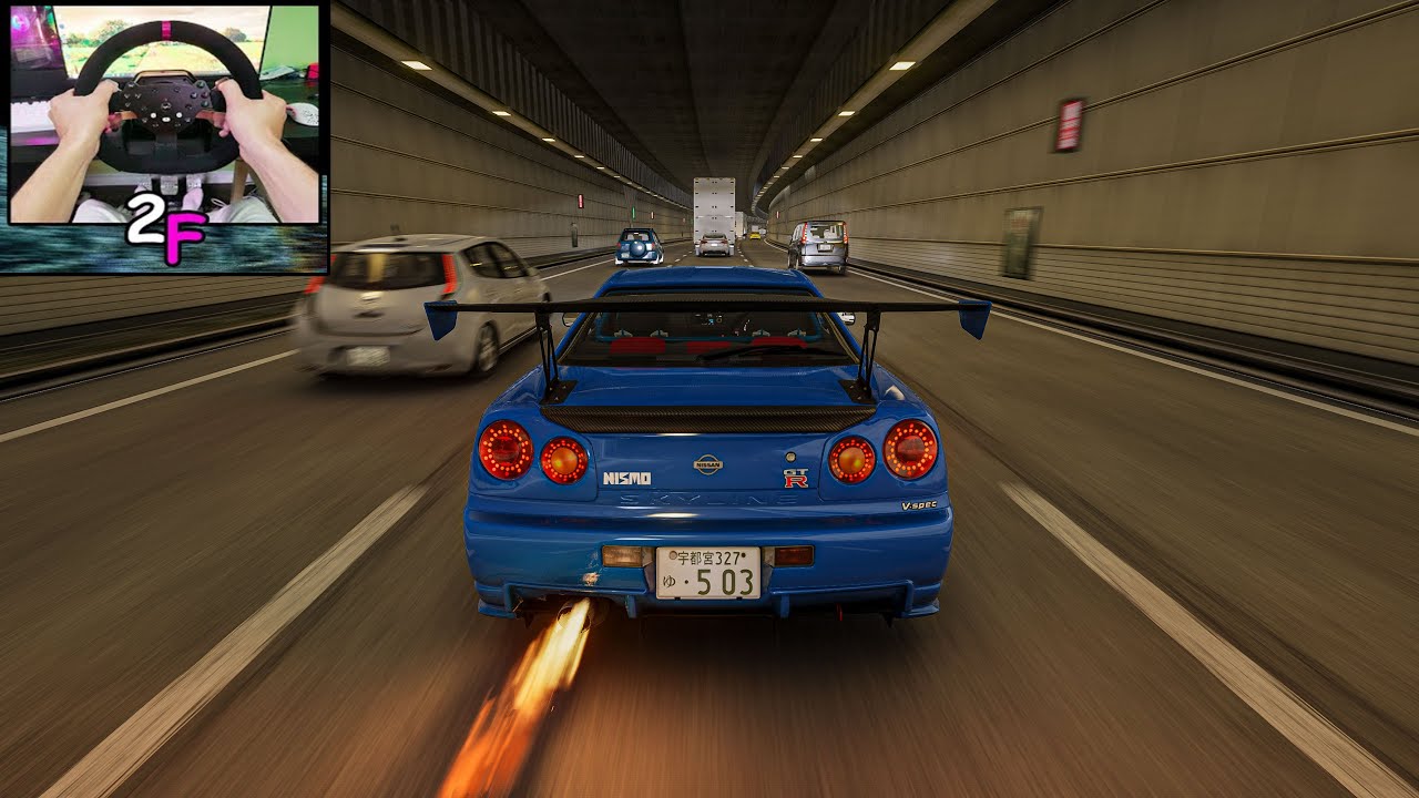 BRUTAL 1175HP Nissan Skyline GT-R R34 Full Send! | Assetto Corsa Mods | PXN V10