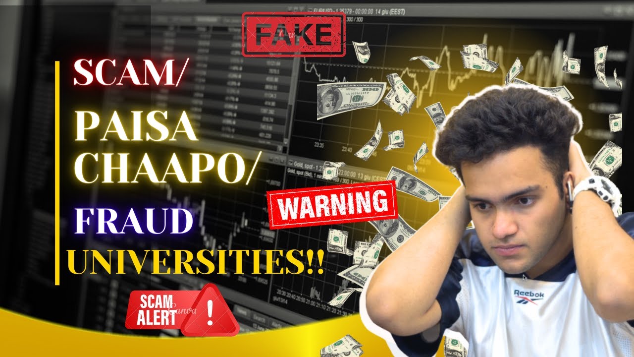 PAISA CHAAPO🤑/SCAM/FRAUD Universities in INDIA Part 2 | Sharda University | Galgotia University