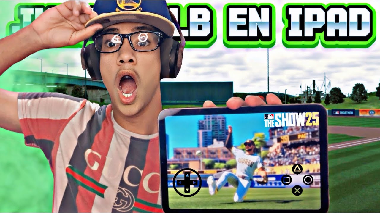 “Juego MLB The Show 25 en mi iPad: ¡La emoción del béisbol en la palma de mi mano!”