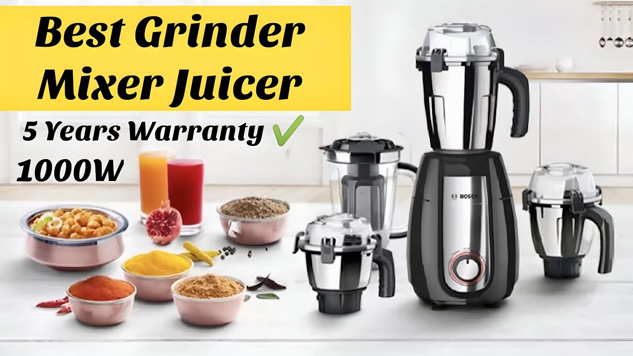 Bosch True Mix Pro Juicer MixerGrinder I Unboxing | 1000Watt| Bestmixer grinder 2026 | Review