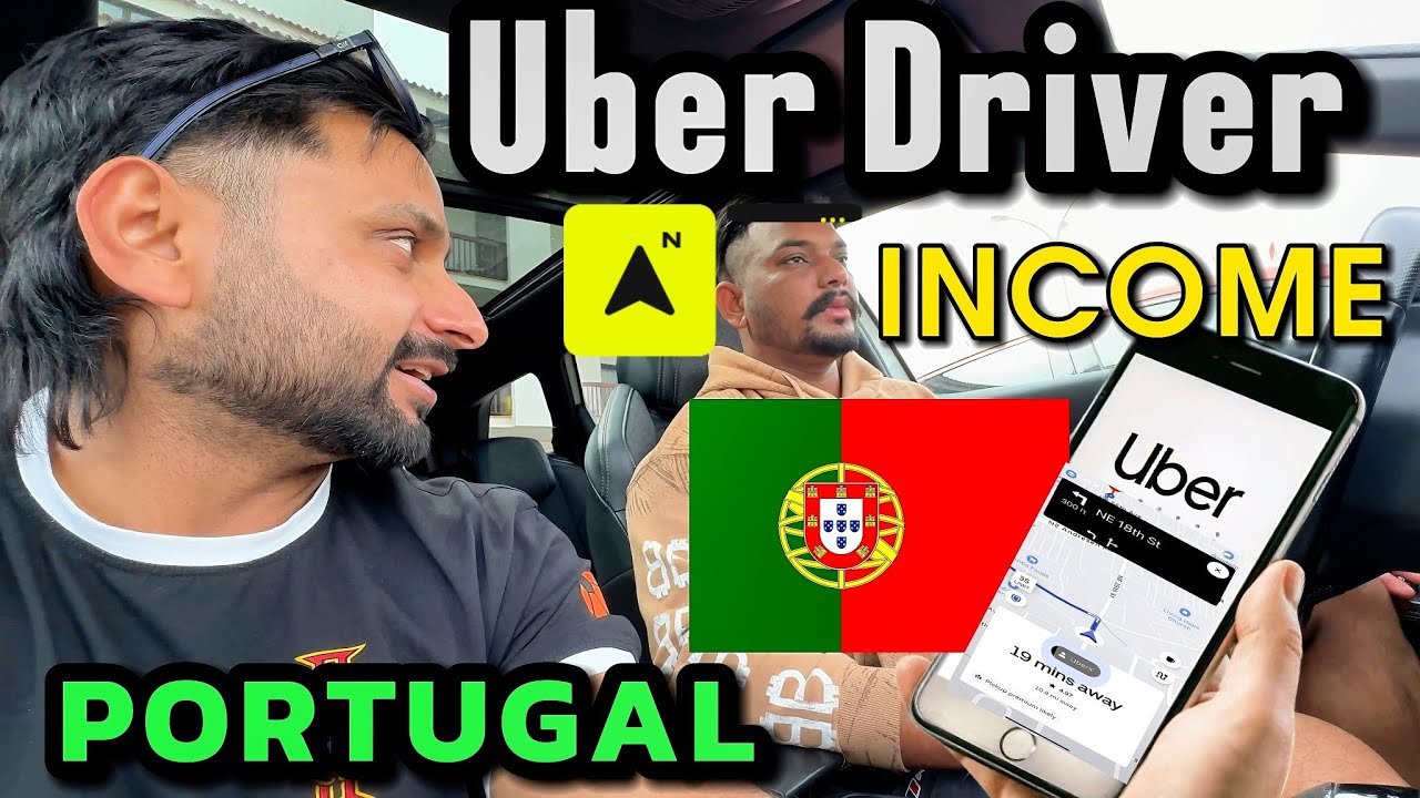Uber Taxi Driver Ki Income In Portugal🇵🇹 | Delivery Job or Taxi ?(हिन्दी में)