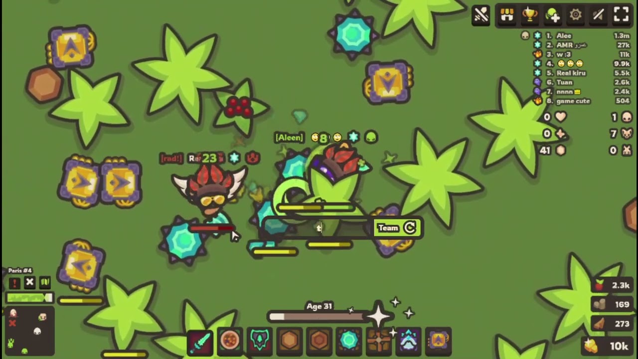 taming.io --   triples + mini raids + 1v1s  -comp(5)