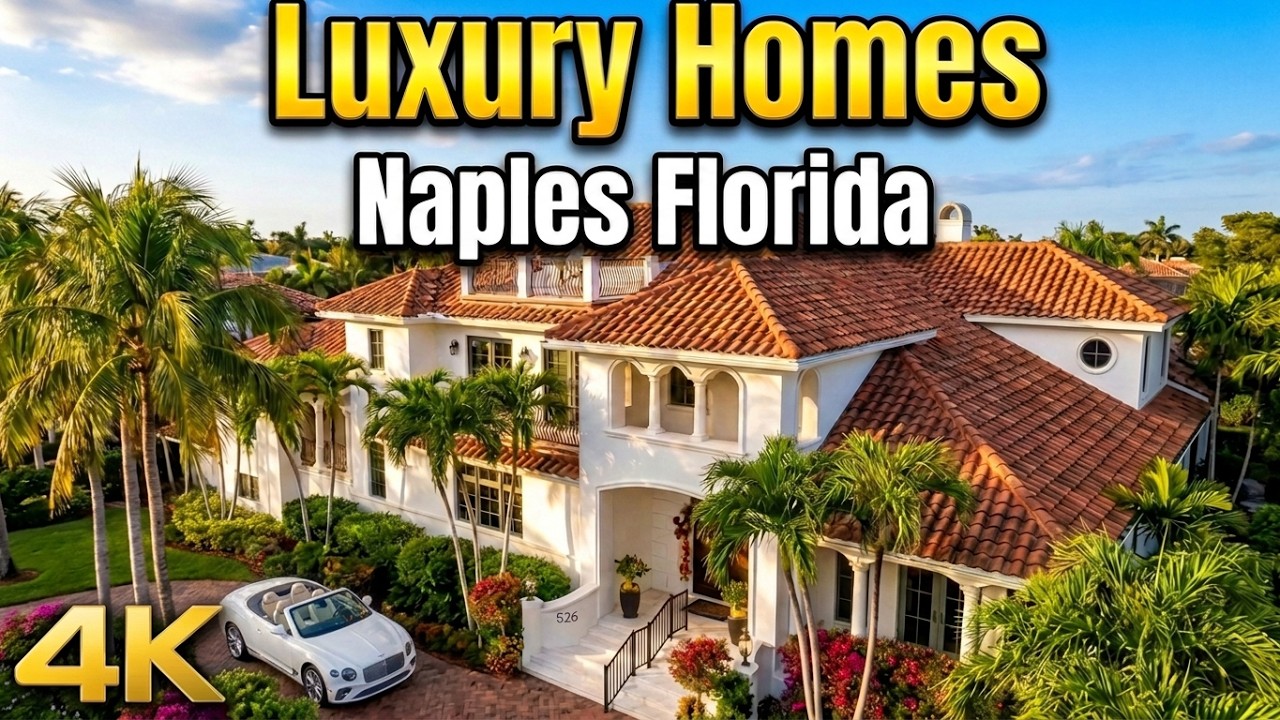 Luxurious HOMES and MANSIONS in Naples Florida [4K]