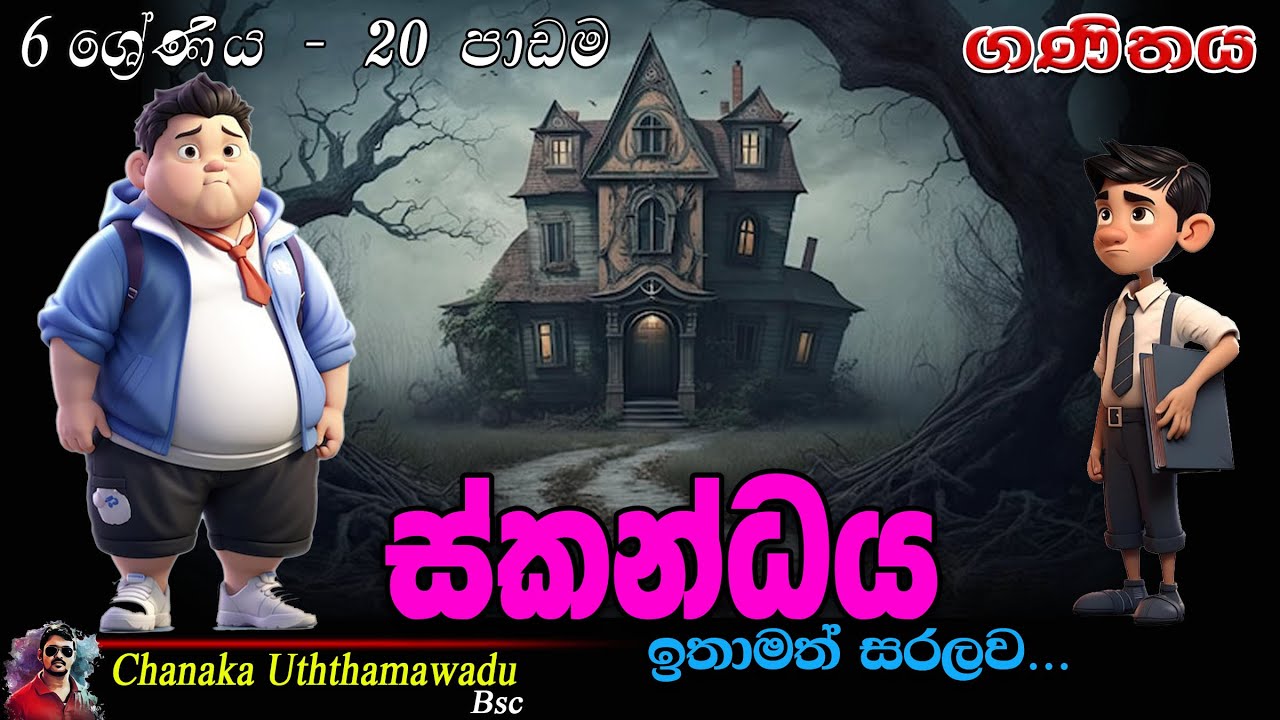 maths -Grade 6 - lesson 20 - ස්කන්ධය - sinhala medium