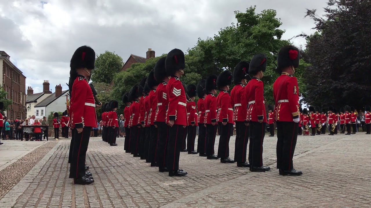 'Fix Bayonets!' - Coldstream Guards, Exeter 2018.