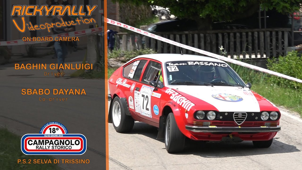 OBC BAGHIN - SBABO // 18° Campagnolo Rally Storico 2023 // P.S.2 Selva di Trissino