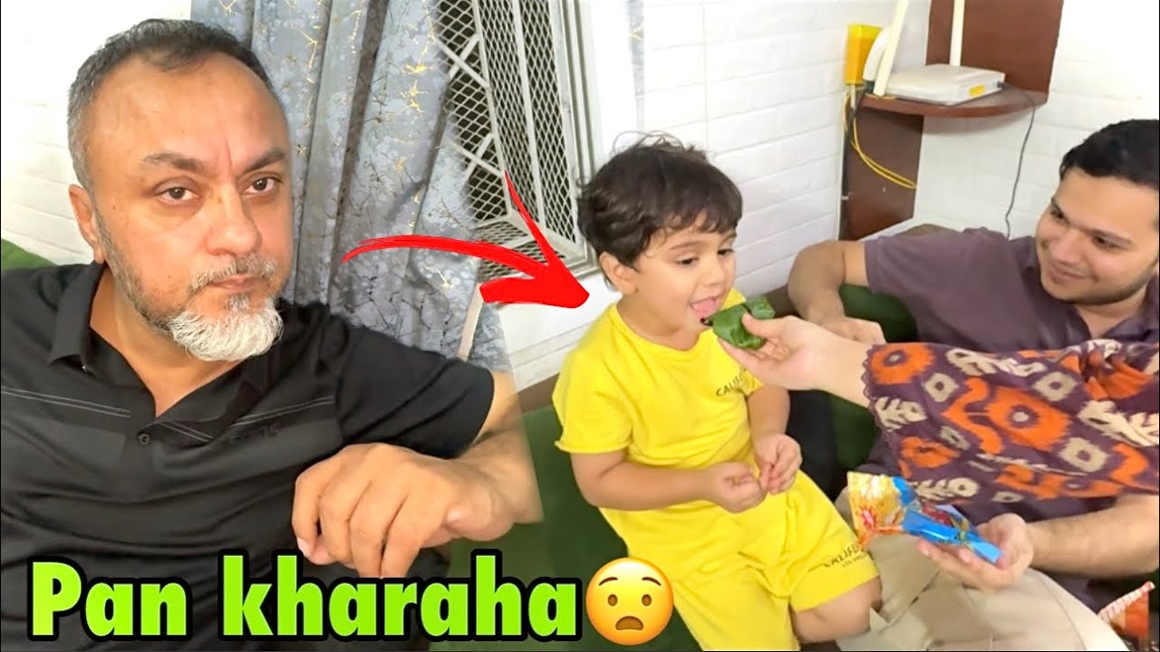 Dada ko dekh kar basil bhi pan kharaha😧 