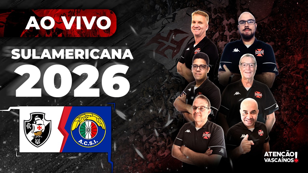 PRA VENCER! VASCO RECEBE AUDAX ITALIANO PELA FASE DE GRUPOS DA SULAMERICANA | JORNADA DO AV AO VIVO