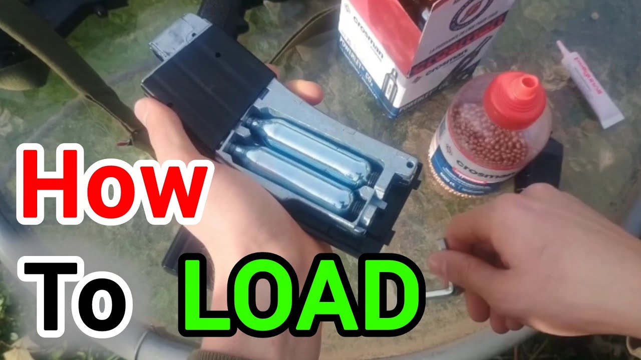 How to LOAD the Crosman R1 / DPMS SBR .177 Full Auto | Quick Aigun Tutorial