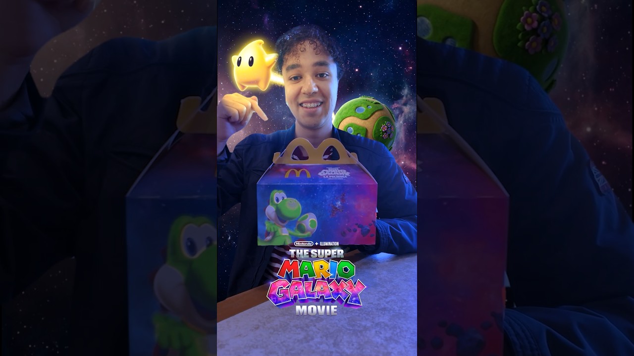 Compr&eacute; la Cajita Feliz de Adulto de Super Mario Galaxy 🍄💫 #mariobros #supermario #mcdonalds