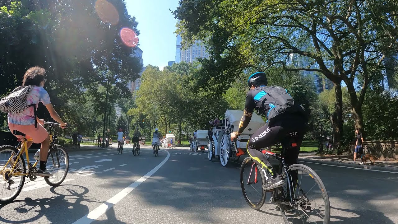 New York City's Central Park | Biking the Full Loop Nonstop | Indoor Cycling Workout Video