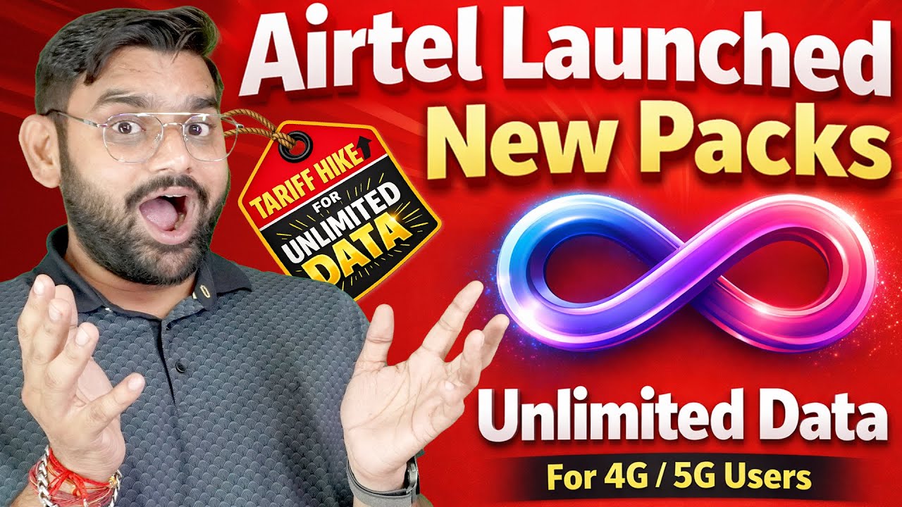 Airtel New Unlimited Data Plans For 4G & 5G | 2026 Airtel New Plans | ₹399 & ₹449 Plans Explained