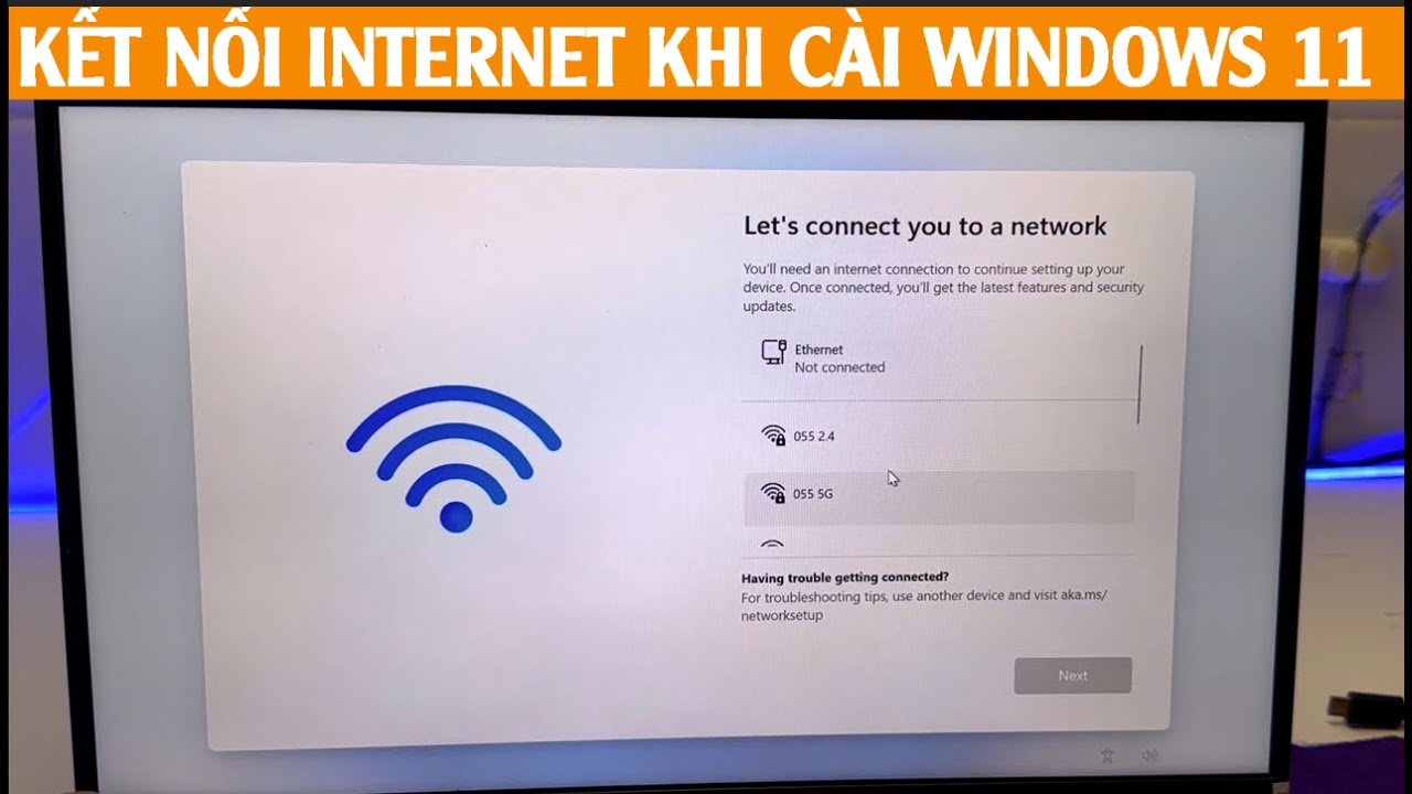 Hướng dẫn cách bỏ qua yêu cầu kết nối internet khi cài đặt Windows 11