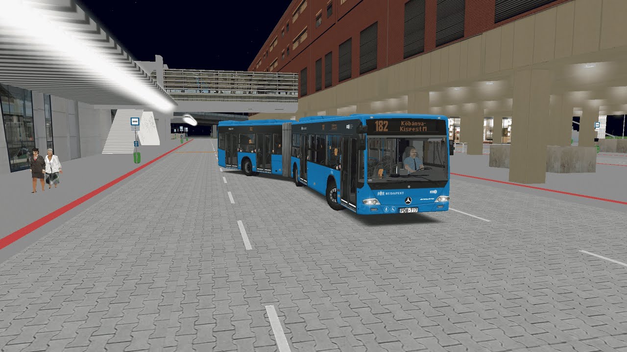 OMSI 2｜Délpest 5.2｜182 ➤ Alacskai úti lakótelep ➟ Kőbánya-Kispest M｜Mercedes-Benz Conecto G｜BKK｜