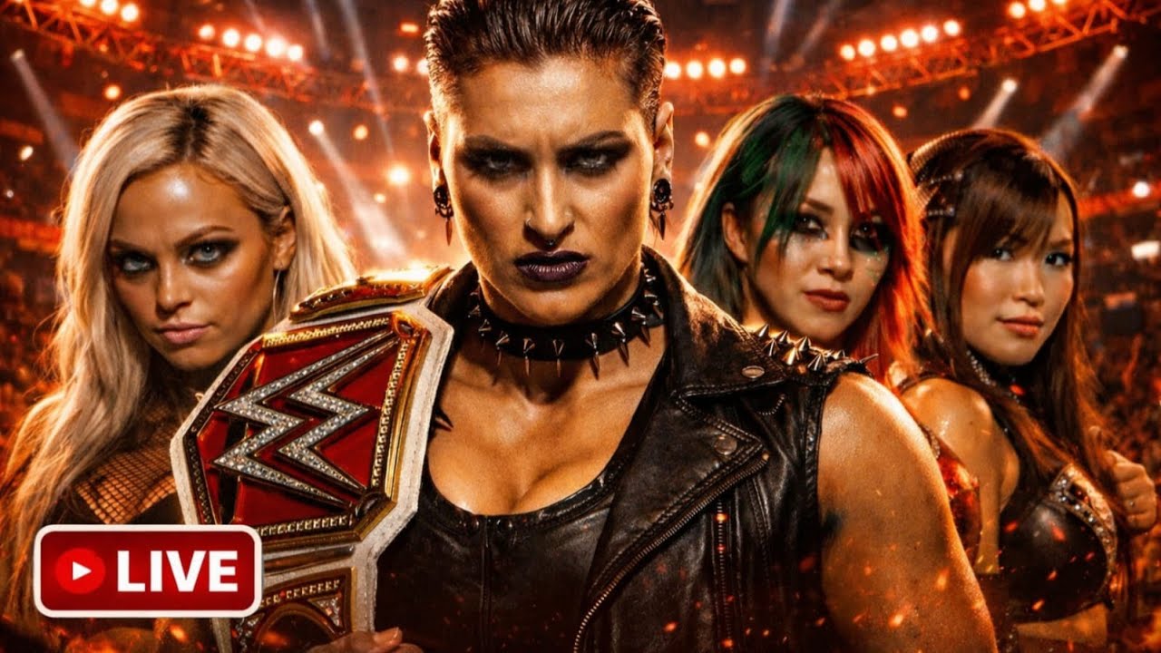 Rhea Ripley vs Liv Morgan vs Kairi Sane vs Asuka 😱 | WWE RAW LIVE Fatal 4-Way Title Match
