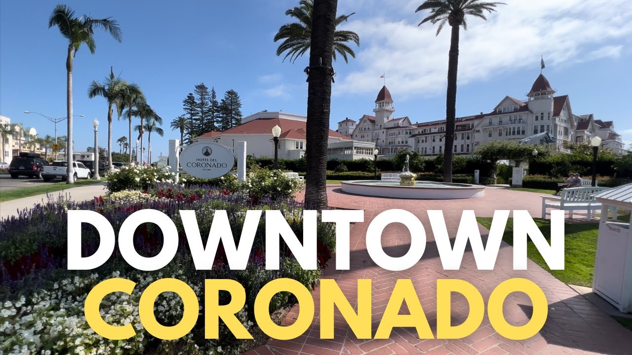 Downtown Coronado Walking Tour 4K
