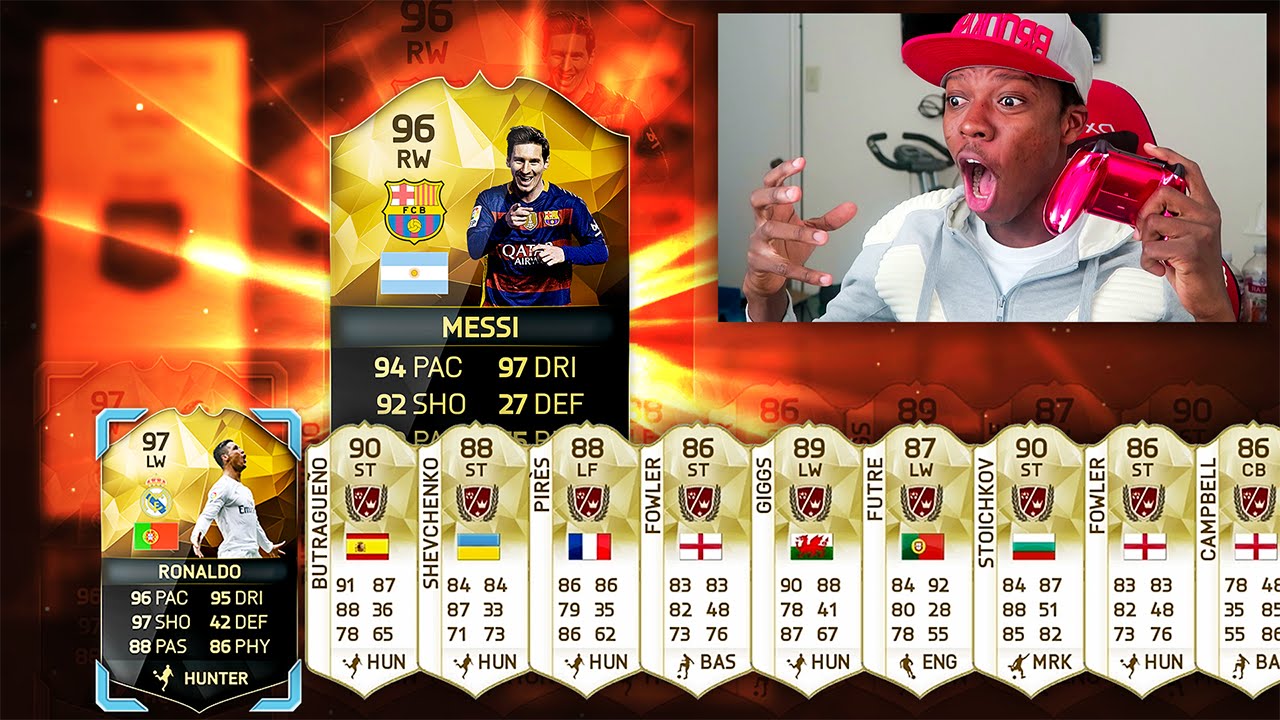 OMG INFORM RONALDO & INFORM MESSI PACK OPENING - FIFA 16 !!!