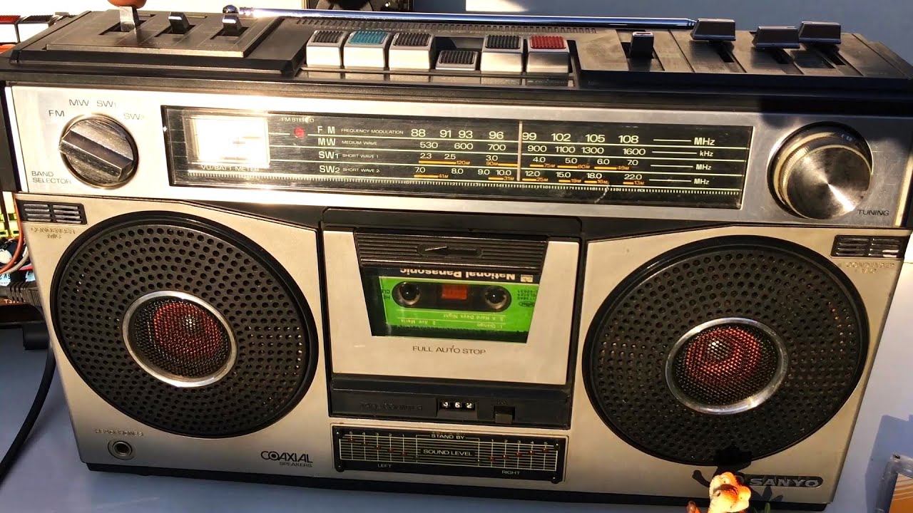 SANYO M 9970 K Boombox Radio Cassette Recorder Cassette Demonstration Tape Test 3 | OLD BUT GOOD