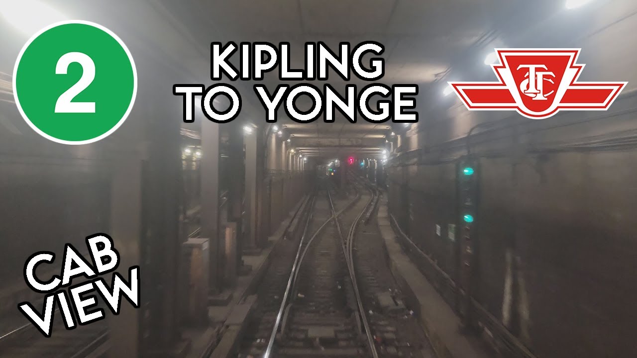 TTC Bloor-Danforth Subway Cab View Kipling to Bloor-Yonge