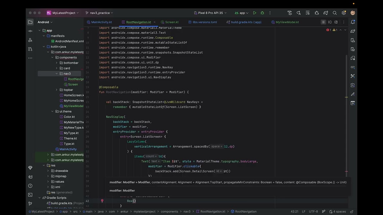 Episode 4: Navigation 3 (Nav3) in Jetpack Compose | Complete Android Navigation Guide