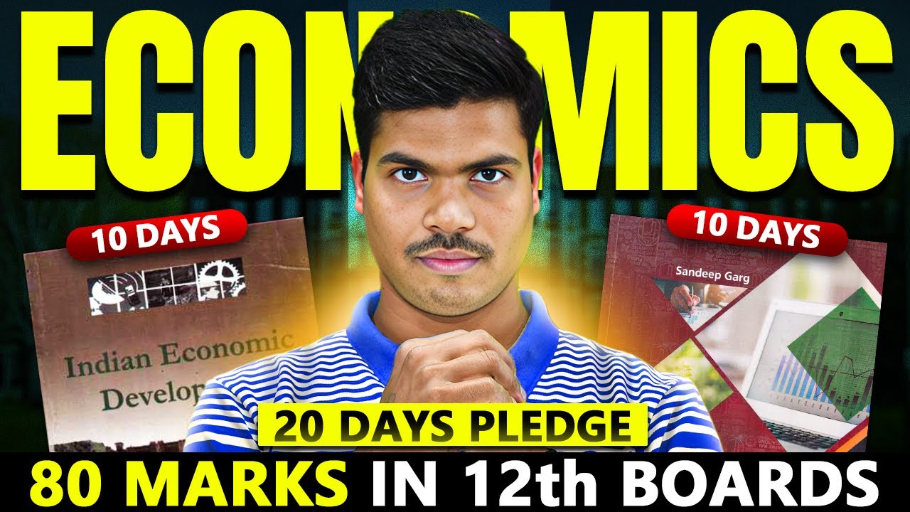 BIG ANNOUNCEMENT | 20 DAYS PLEDGE | ECONOMICS CLASS 12 BOARD EXAM 2026 | SCORE 80/80 IN ECONOMICS.