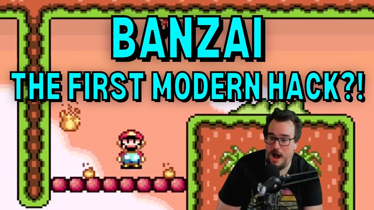 The first modern SMW Hack - BANZAI MARIO WORLD - Part 1