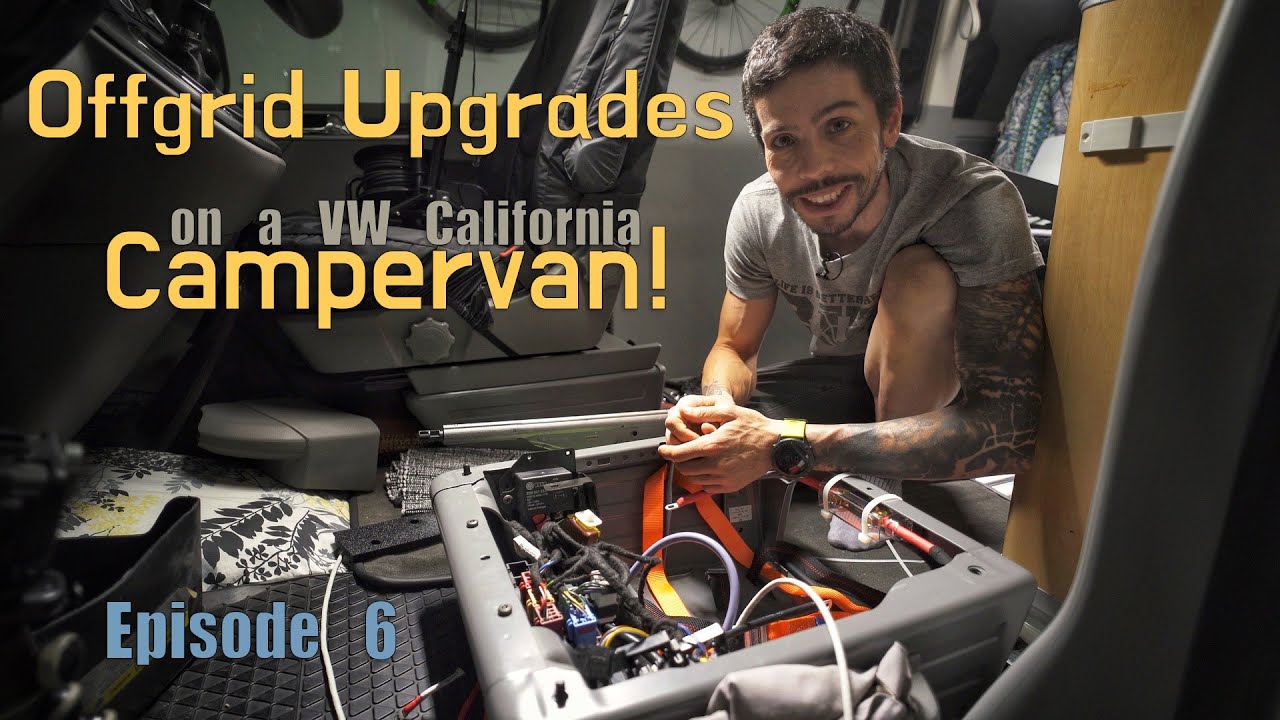 Offgrid upgrades on a VW California camper - Front Seat Madness! Episode #6