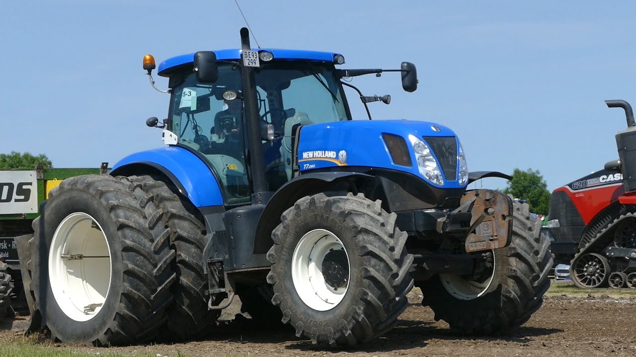 New Holland T7070, TG285, T7.260, T7.315 & T8.420 Pulling The Heavy Sledge | Tractor Pulling DK