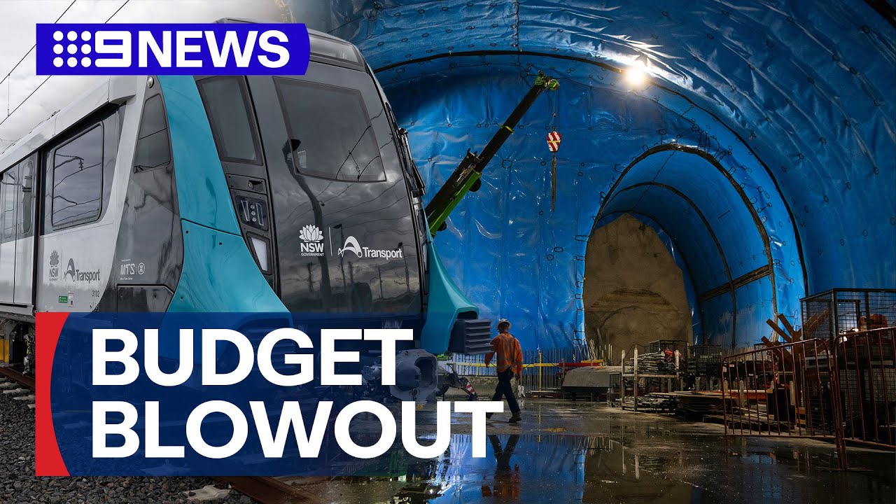 Billion-dollar budget blowout on new metro | 9 News Australia
