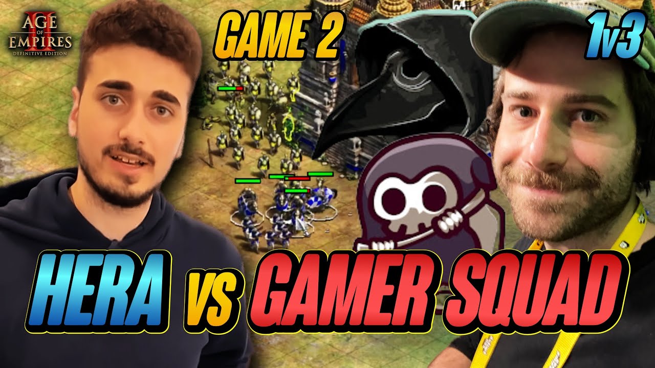 1 Pro vs 3 Intermediate Players ON LAND MADNESS | AoE2