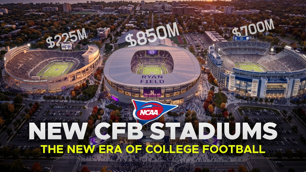 🇺🇸 10 NEW College Football Stadiums (August 2026 Update)
