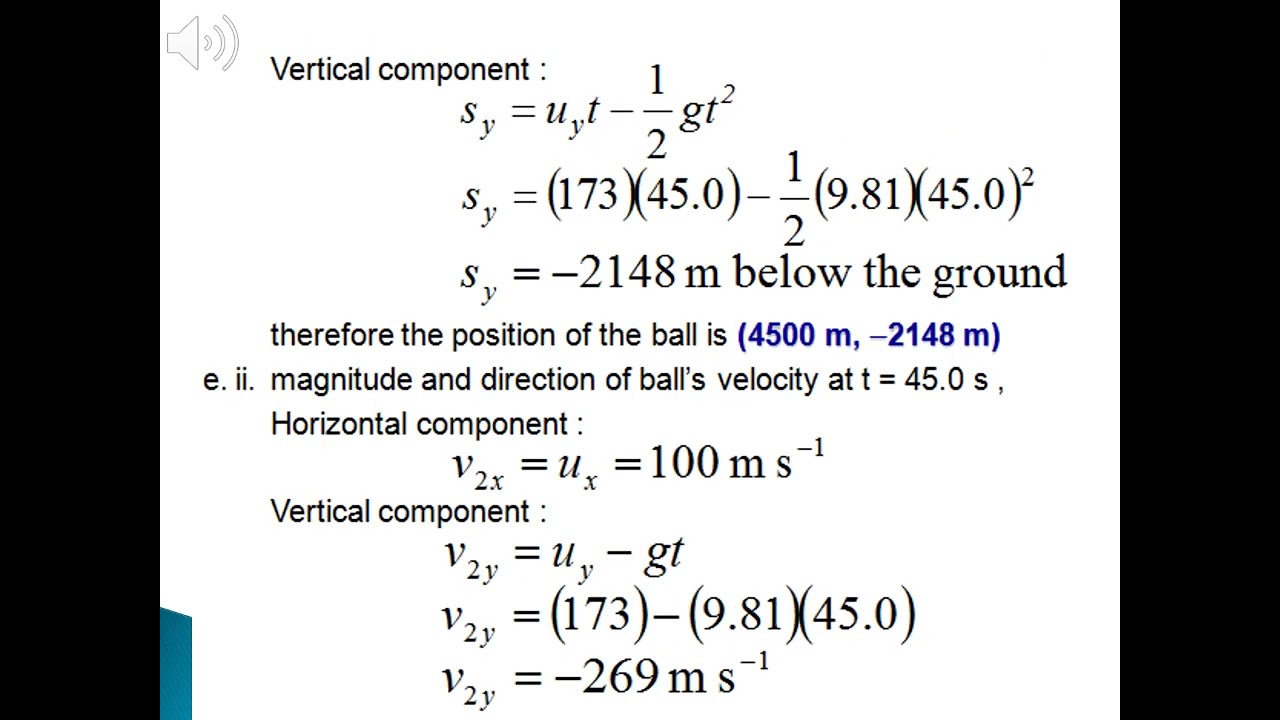 MOTION IN 2D