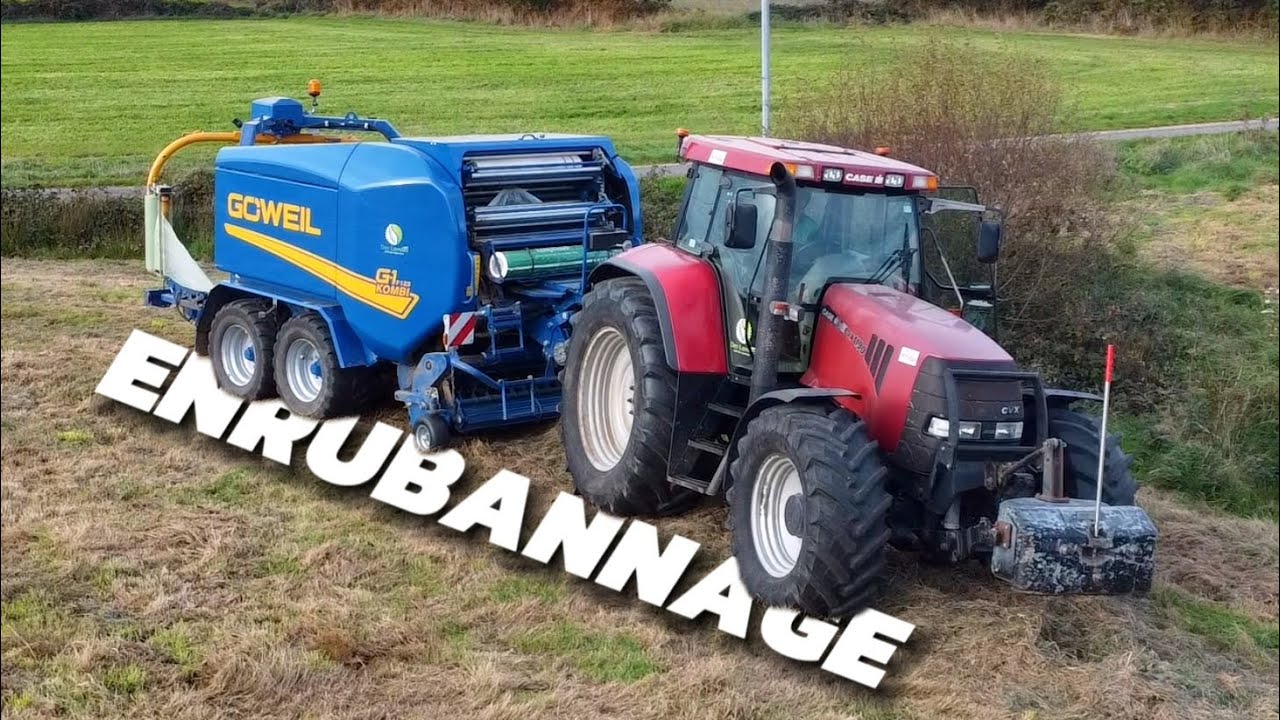 🤠🌾ENRUBANNAGE AVEC LA SARL DES LANDES🚜💨