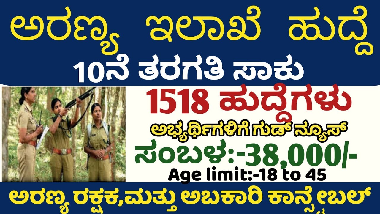 Forest guard jobs |Forest guard requirement 2026