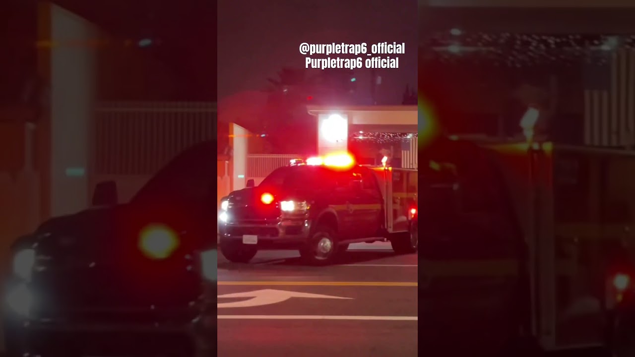 LACo.FD **NEW** Squad 182 Responding to medical emergency #LACOFD#firefighter#POMONA#LACOFD182