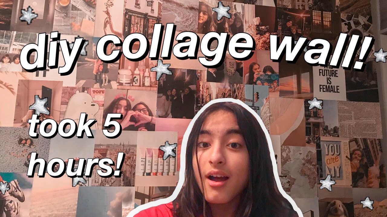 diy collage wall kit! |room transformation pt.1|